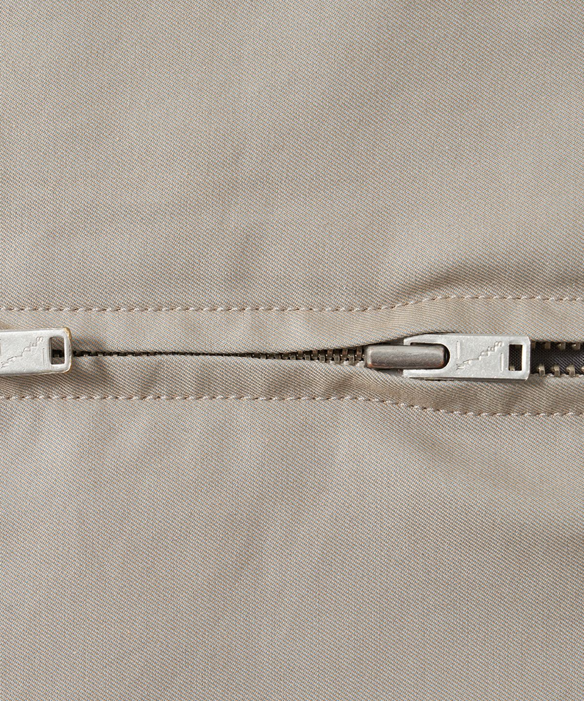 포터리(POTTERY) Cottom Harrington Jacket Supima Cotton 60/2 High Density Twill Cloth Washer Finish (Beige Sax)