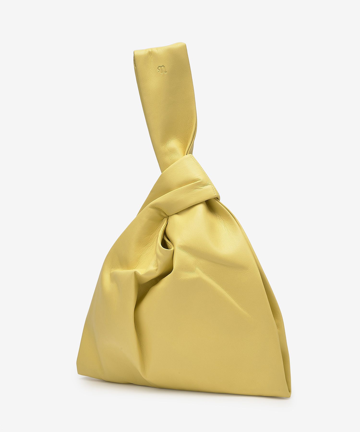 ★nanushka★ Zen Patent Leather Tote Bag Yellow NW23RSBG0691 MUSINSA | NANUSHKA Zen Patents Leather Tote Bag - Yellow