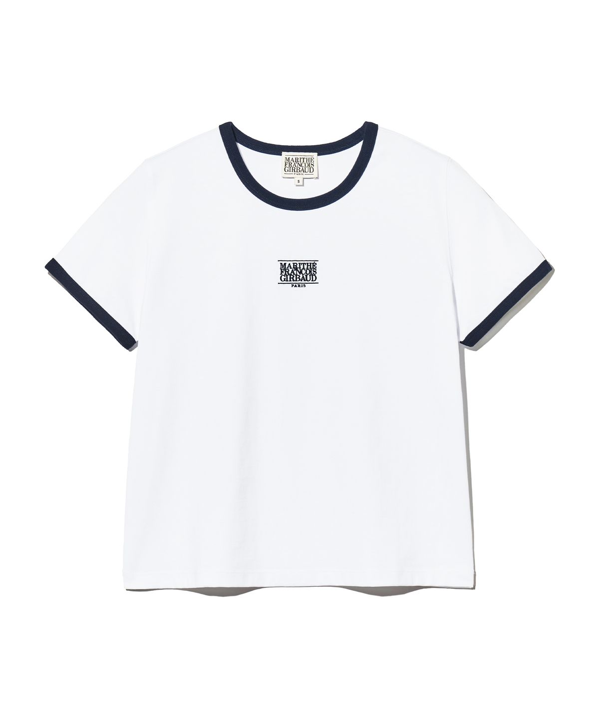 마리떼 프랑소와 저버(MARITHÉ + FRANҪOIS GIRBAUD) W CLASSIC LOGO RINGER TEE white