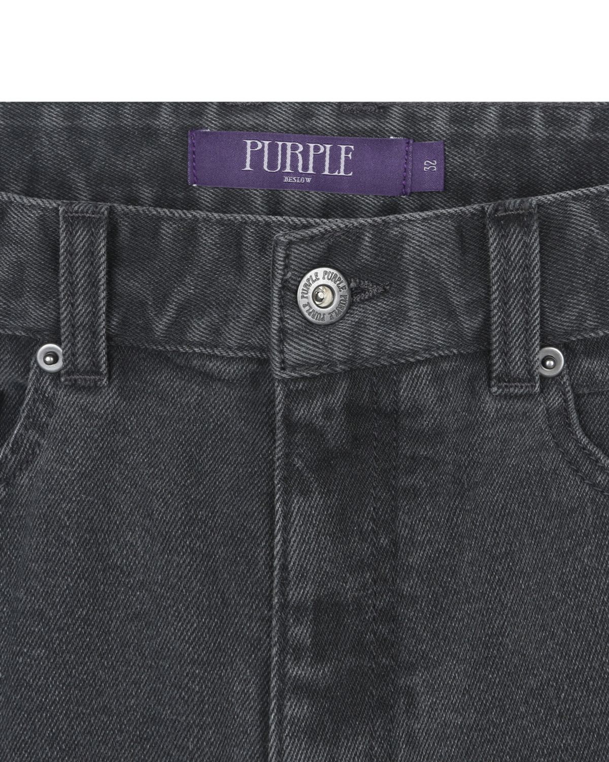 비슬로우(BESLOW) DOUBLE KNEE FLARE JEANS GREY