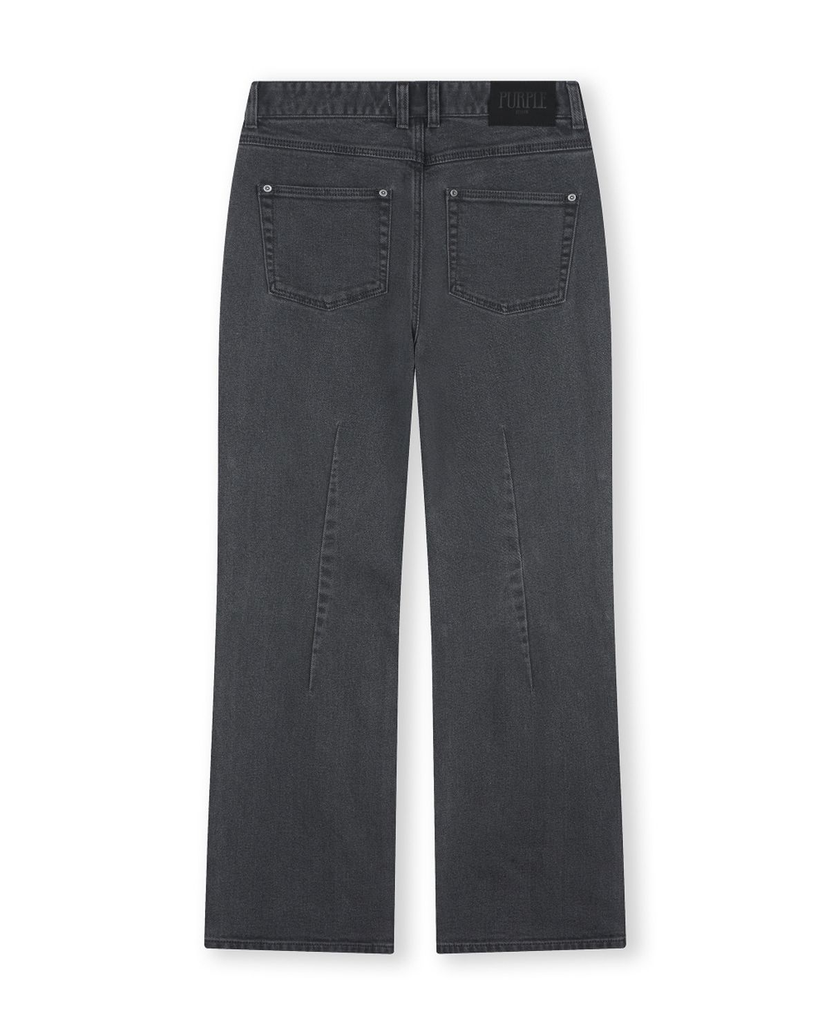 비슬로우(BESLOW) DOUBLE KNEE FLARE JEANS GREY