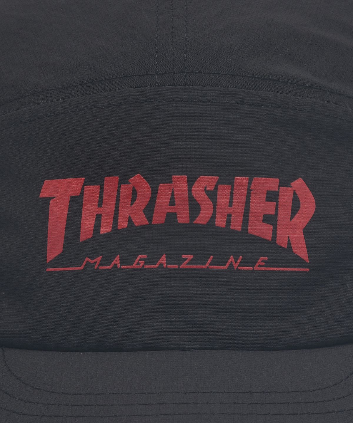 트레셔(THRASHER) 매거진 로고 캠프캡 블랙