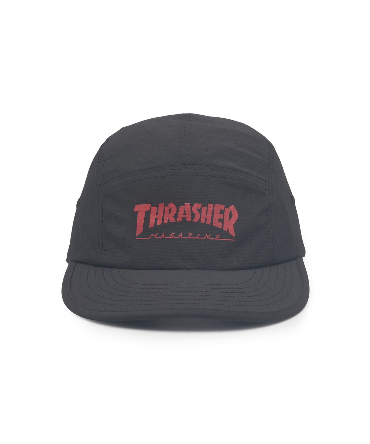 트레셔(THRASHER) 매거진 로고 캠프캡 블랙