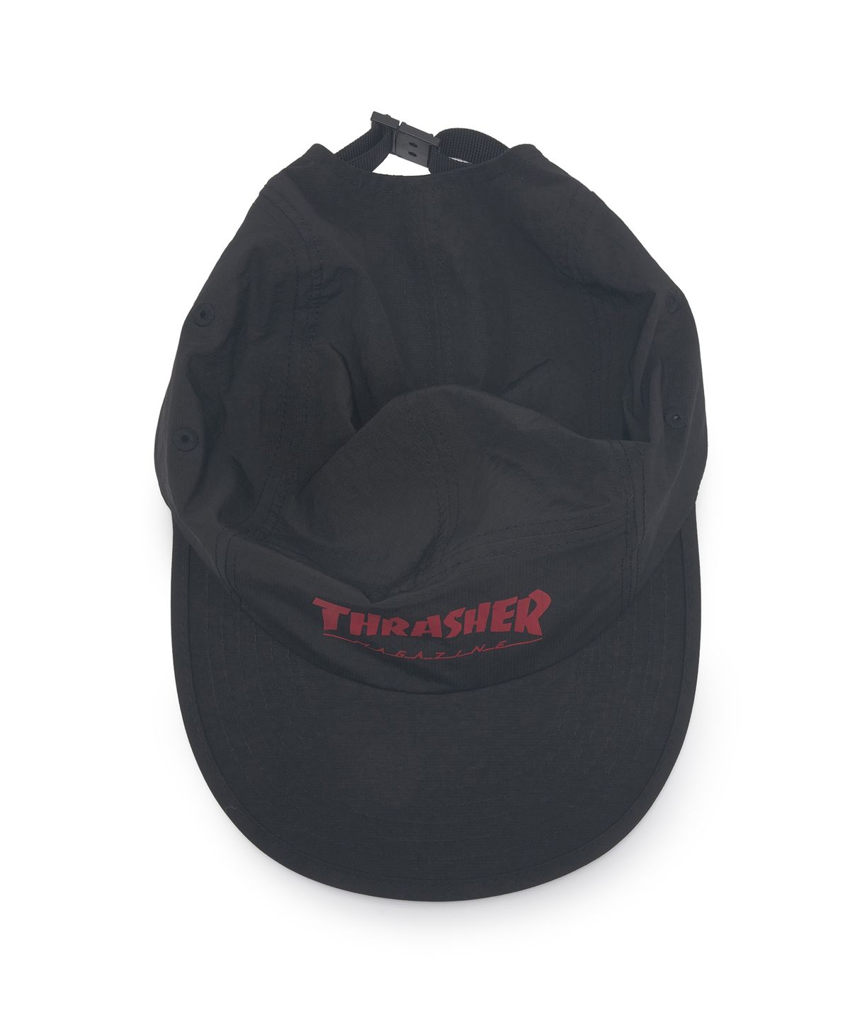 트레셔(THRASHER) 매거진 로고 캠프캡 블랙