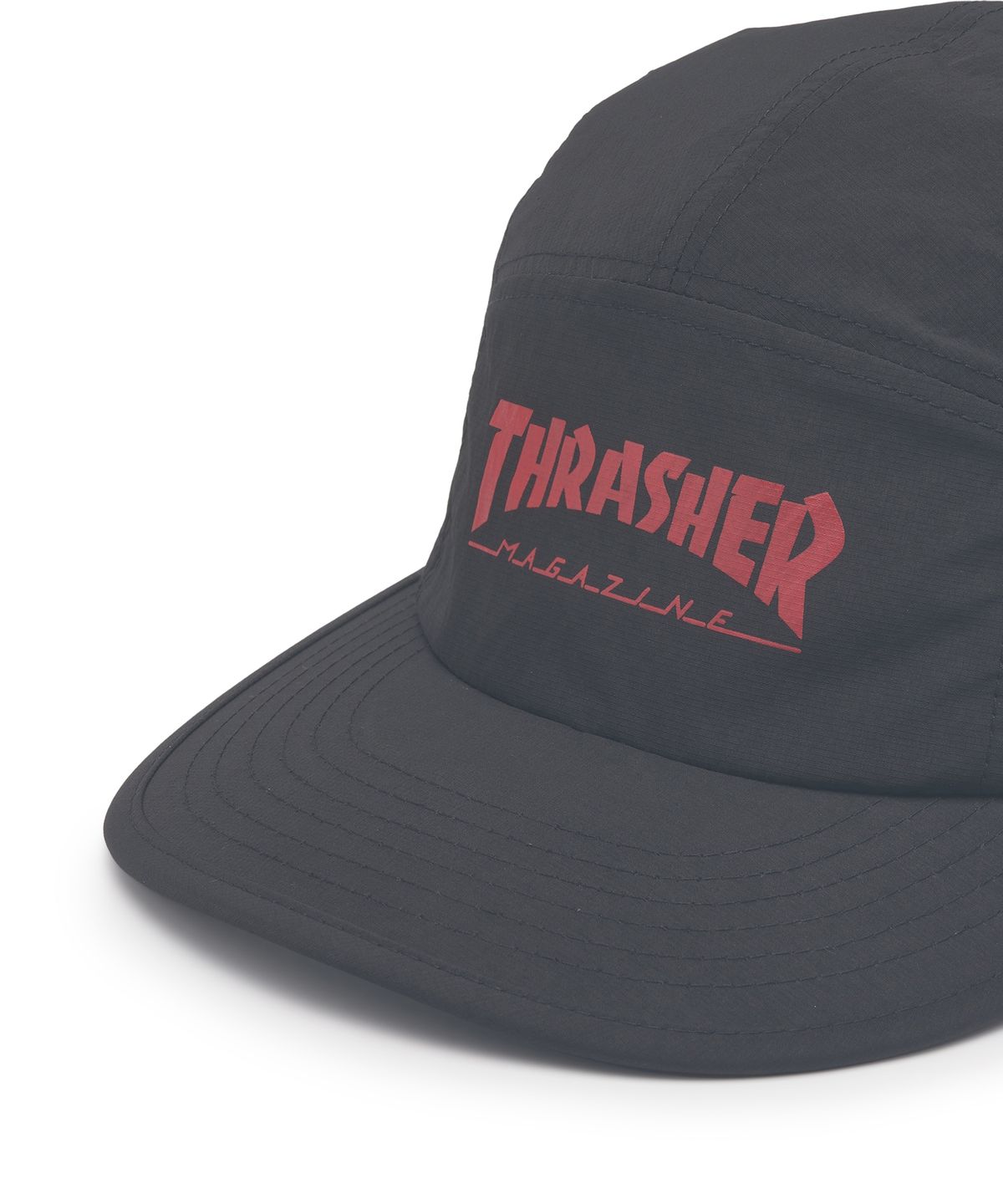 트레셔(THRASHER) 매거진 로고 캠프캡 블랙
