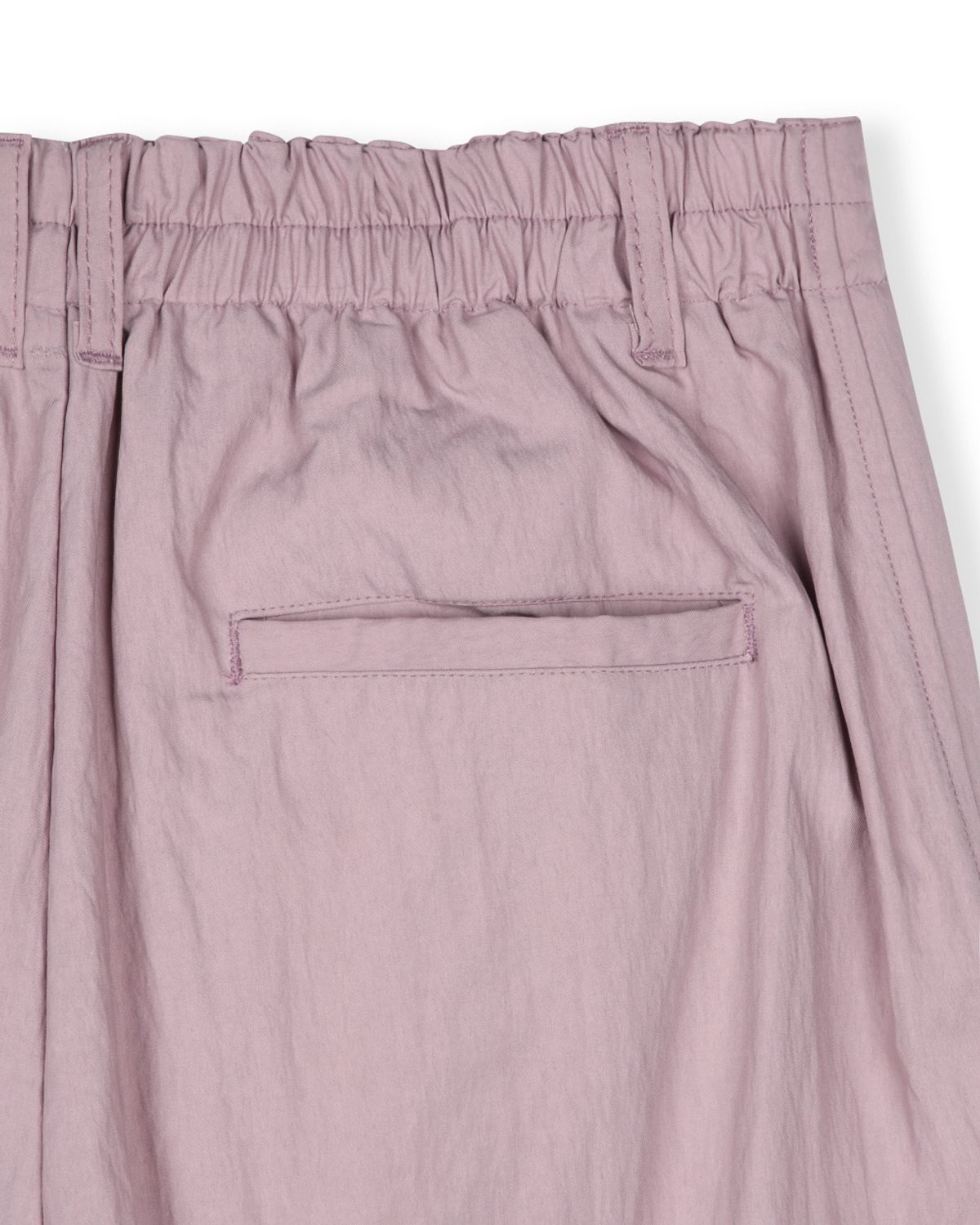 비슬로우(BESLOW) ONE TUCK TWIST SEAM BANDING PANTS PALE PINK