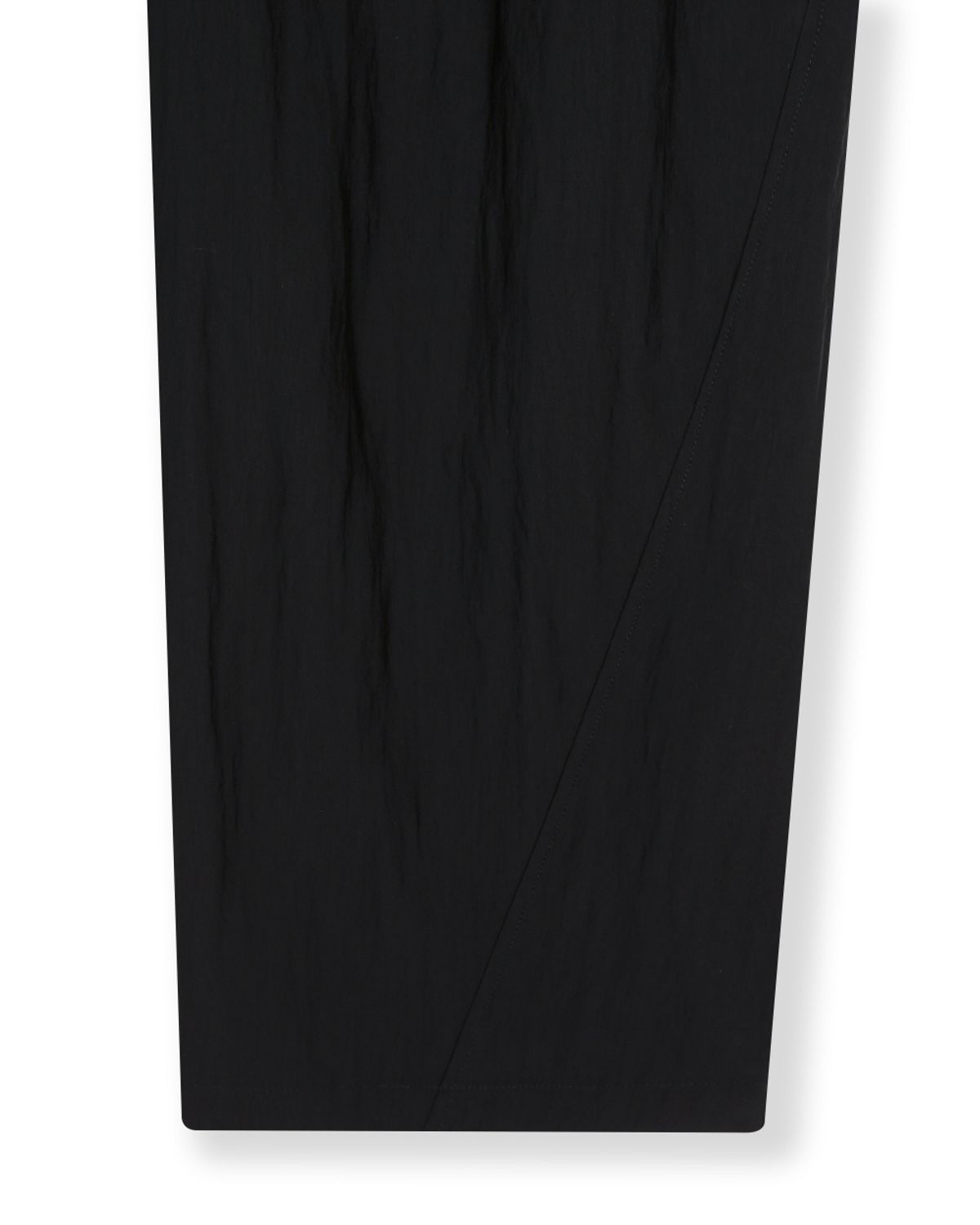 비슬로우(BESLOW) ONE TUCK TWIST SEAM BANDING PANTS BLACK