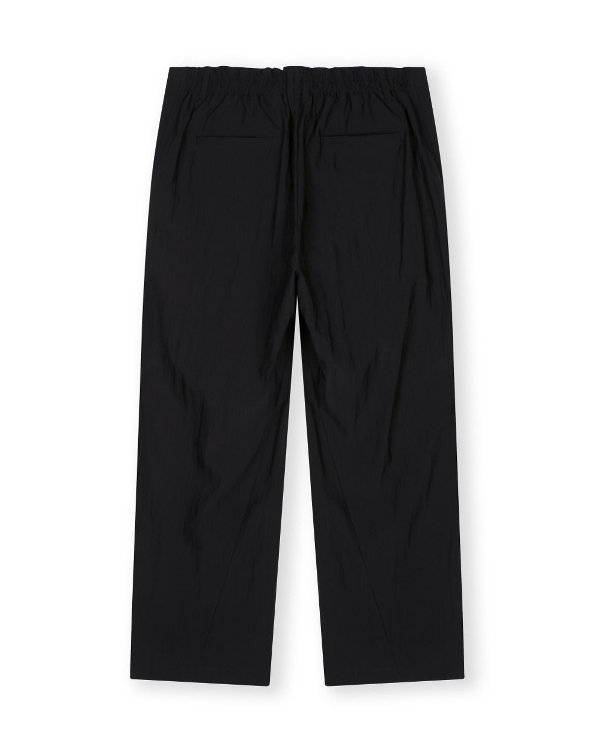 비슬로우(BESLOW) ONE TUCK TWIST SEAM BANDING PANTS BLACK