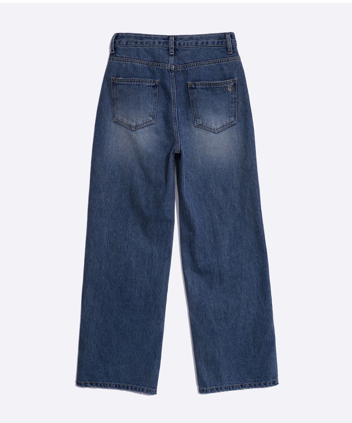 하드코어 해피니스(HARDCORE HAPPINESS) WIDE FIT DMG WASHING DENIM