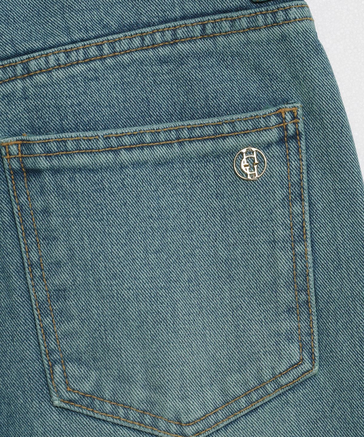 하드코어 해피니스(HARDCORE HAPPINESS) STRAIGHT MILK DENIM PANTS
