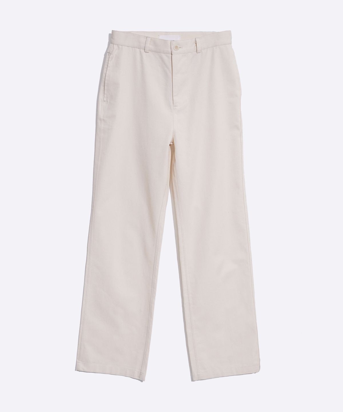 하드코어 해피니스(HARDCORE HAPPINESS) COTTON STRAIGHT BASIC PANTS_IVORY