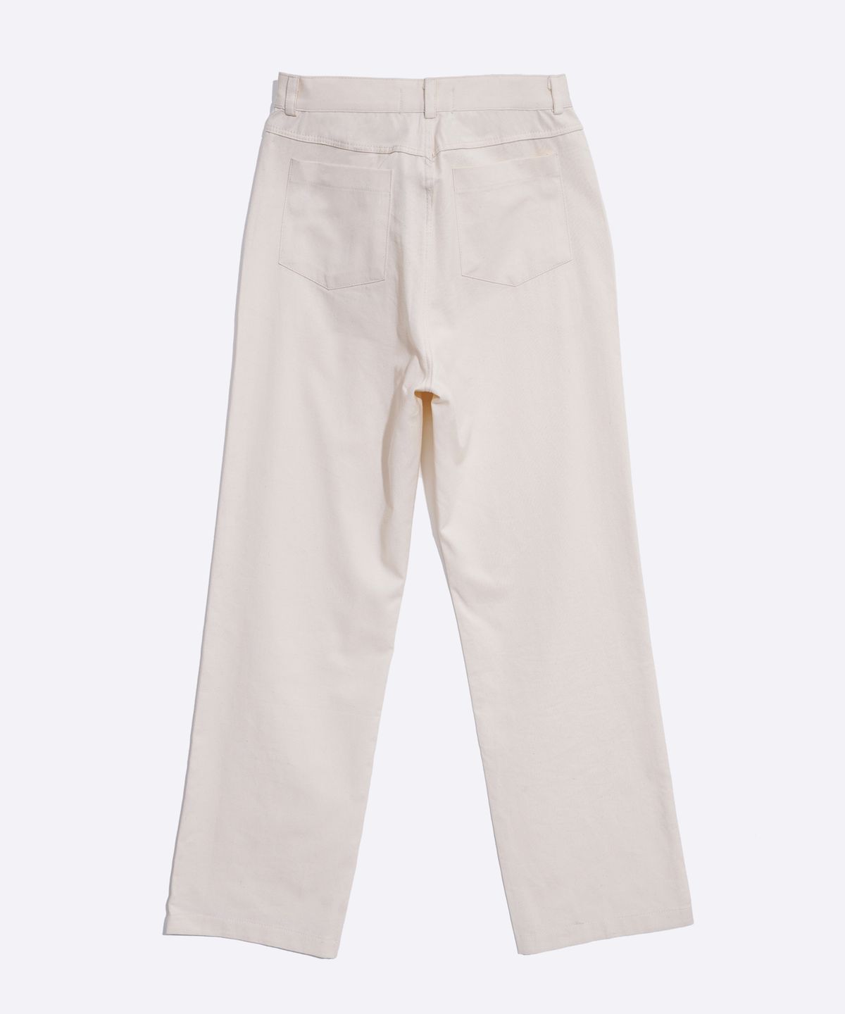 하드코어 해피니스(HARDCORE HAPPINESS) COTTON STRAIGHT BASIC PANTS_IVORY