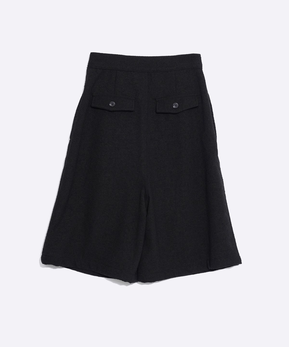 하드코어 해피니스(HARDCORE HAPPINESS) SILHOUETTE SIGNATURE BERMUDA PANTS_BLACK