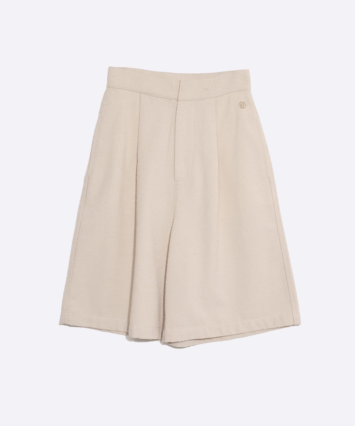 하드코어 해피니스(HARDCORE HAPPINESS) SILHOUETTE SIGNATURE BERMUDA PANTS_BEIGE