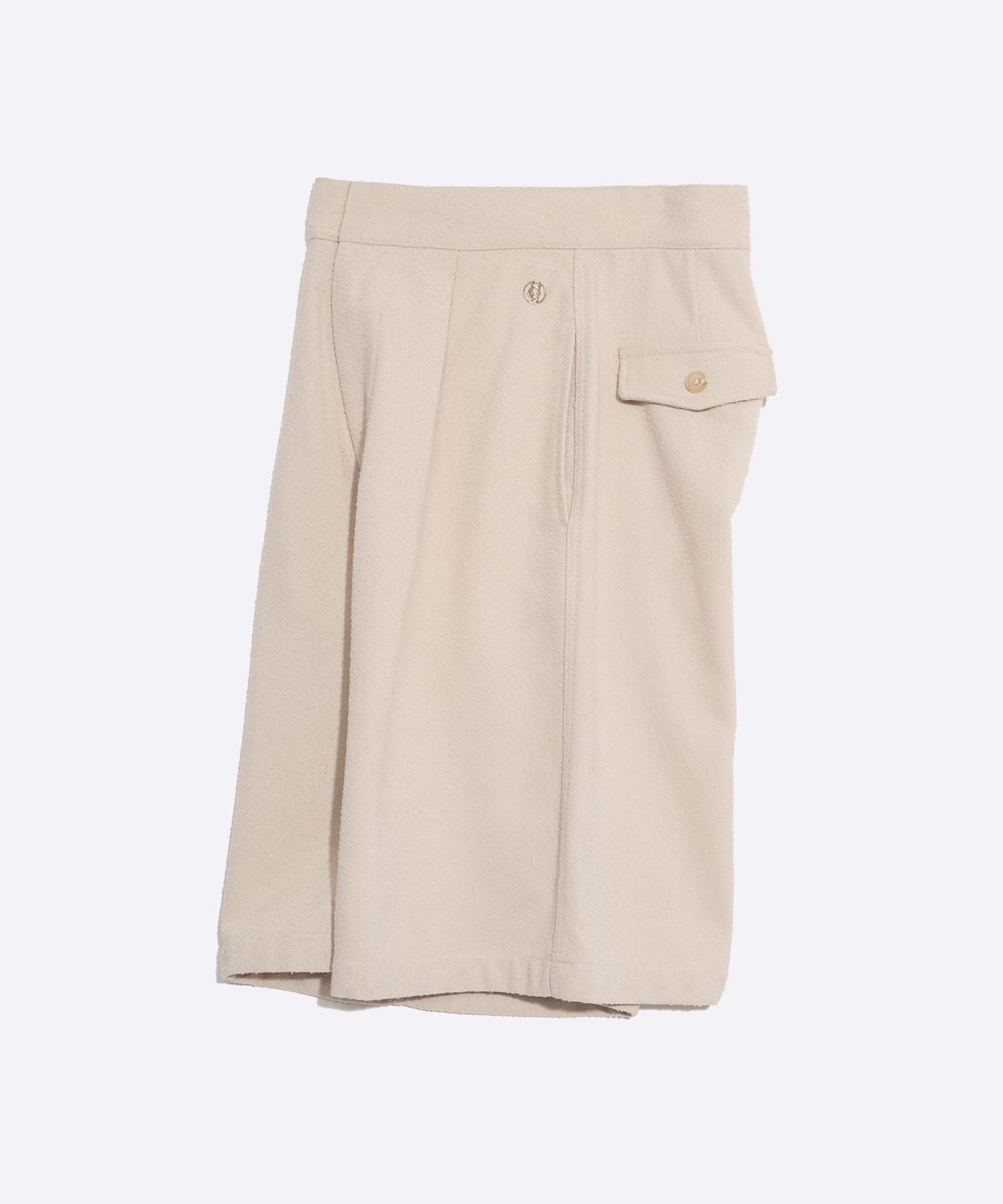 하드코어 해피니스(HARDCORE HAPPINESS) SILHOUETTE SIGNATURE BERMUDA PANTS_BEIGE