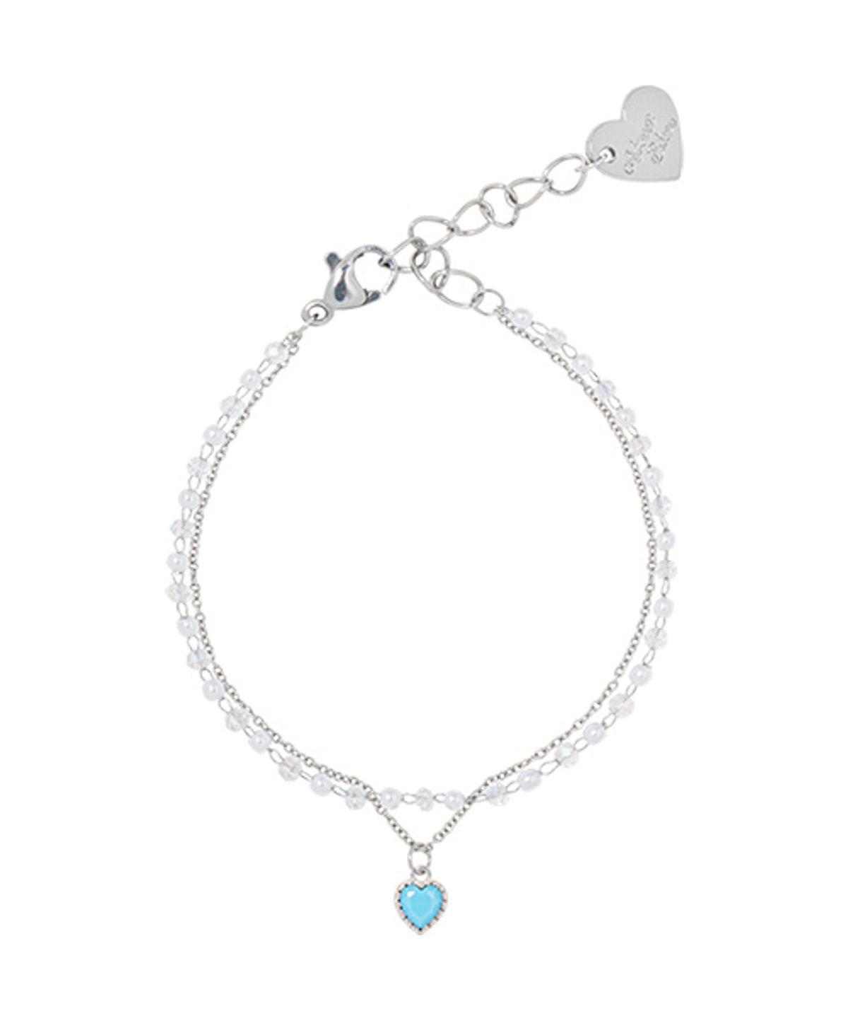 얼모스트블루(ALMOSTBLUE) 탄생석 하트 팔찌 12종