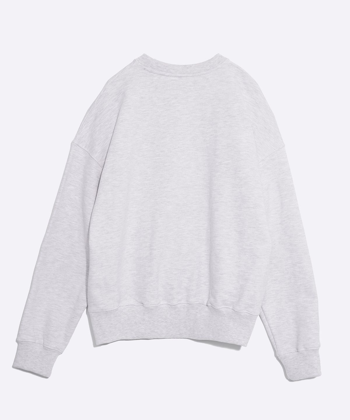 하드코어 해피니스(HARDCORE HAPPINESS) ROUND COMBINATION SWEATSHIRT_MELANGE GREY