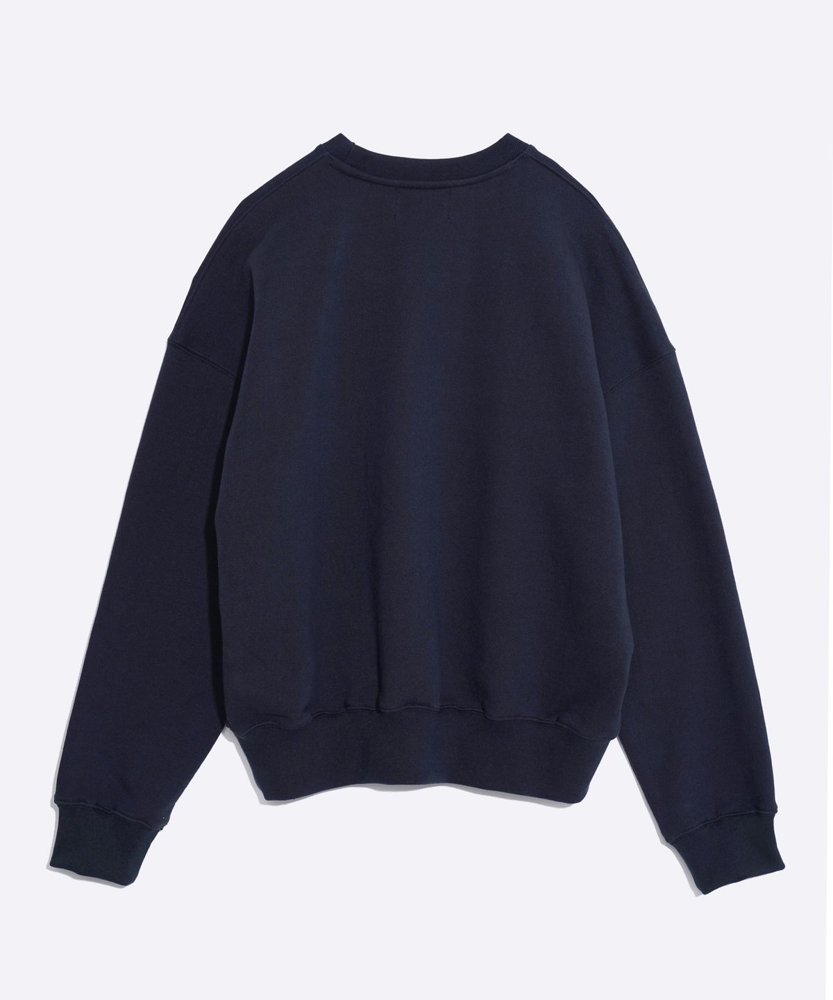 하드코어 해피니스(HARDCORE HAPPINESS) ROUND COMBINATION SWEATSHIRT_NAVY