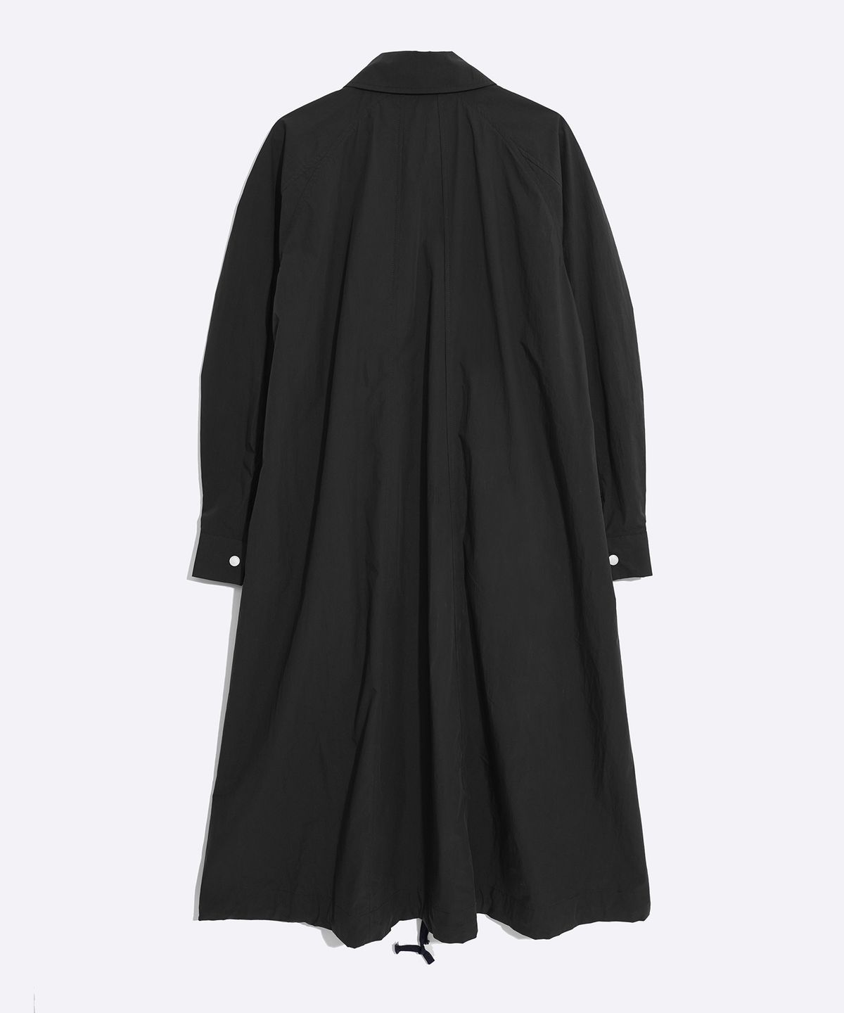 하드코어 해피니스(HARDCORE HAPPINESS) WAVE OVERSIZED CLASSIC COLLAR COAT_BLACK
