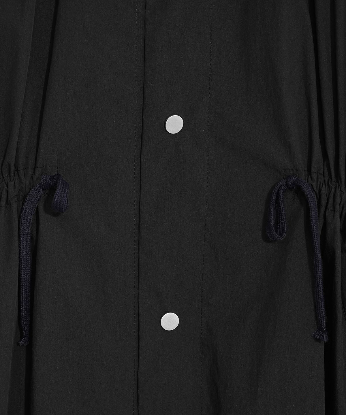 하드코어 해피니스(HARDCORE HAPPINESS) WAVE OVERSIZED CLASSIC COLLAR COAT_BLACK