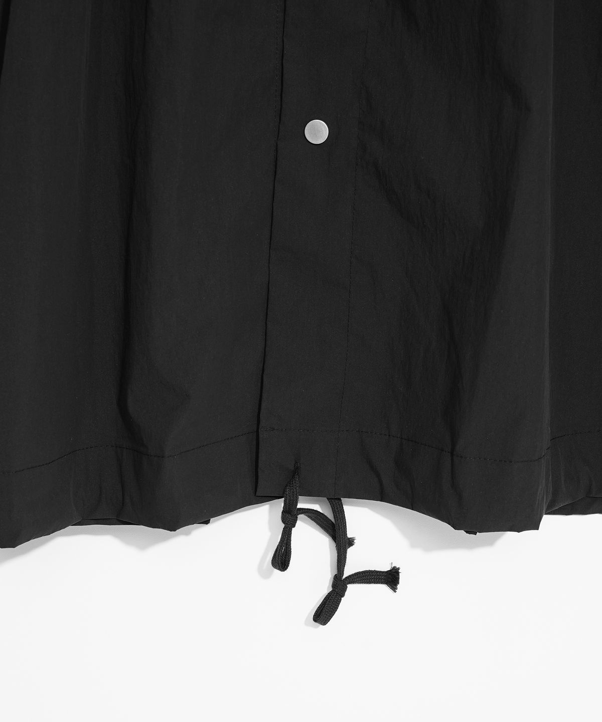 하드코어 해피니스(HARDCORE HAPPINESS) WAVE OVERSIZED CLASSIC COLLAR COAT_BLACK