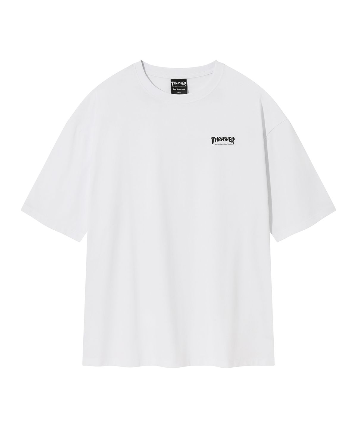 트레셔(THRASHER) 에센셜 티셔츠 2PACK 블랙/화이트