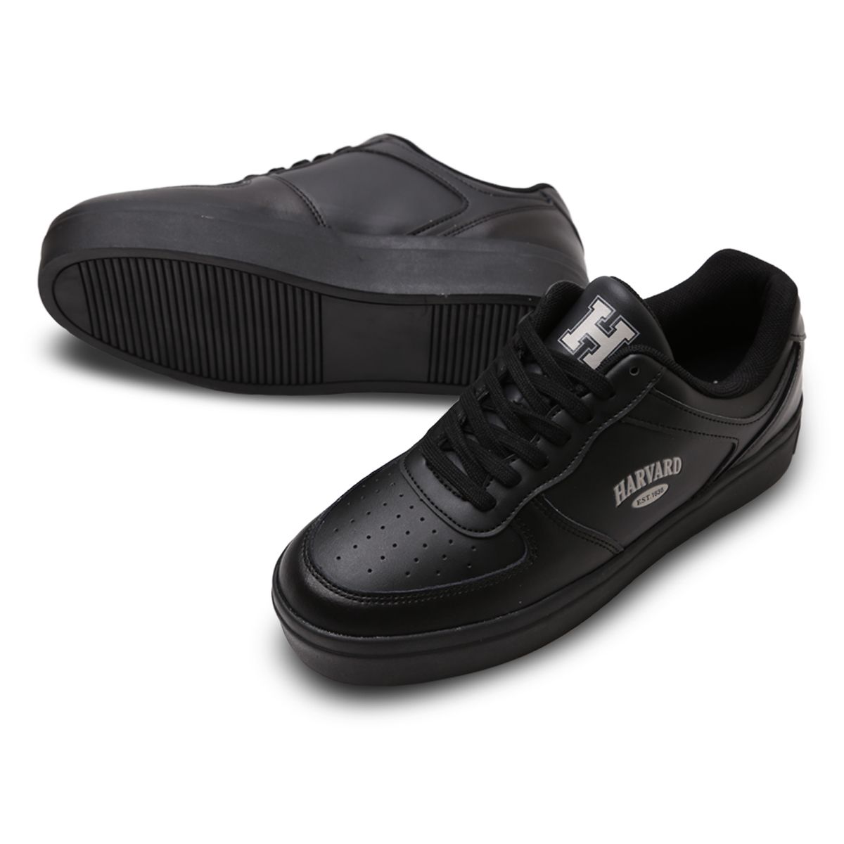 하버드 슈즈(HARVARD SHOES) 레이든 스니커즈 블랙