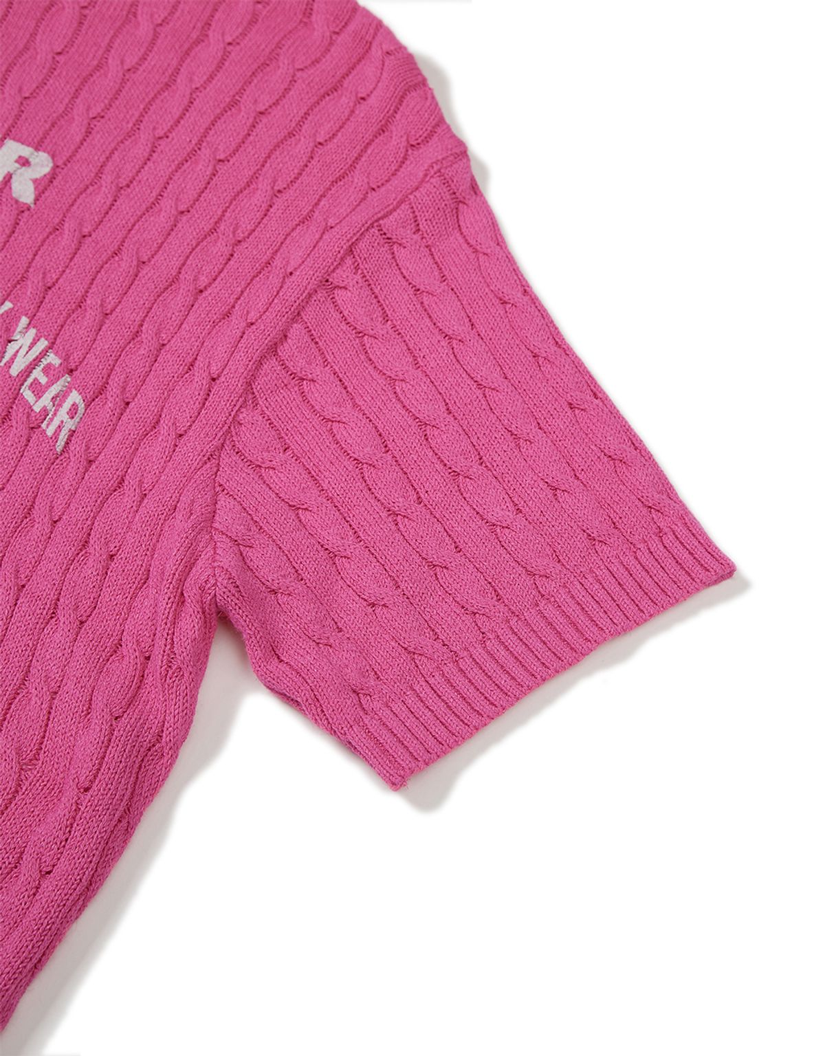 엠엠엘지(MMLG) [Mmlg] AMATEUR CABLE KNIT (PINK)