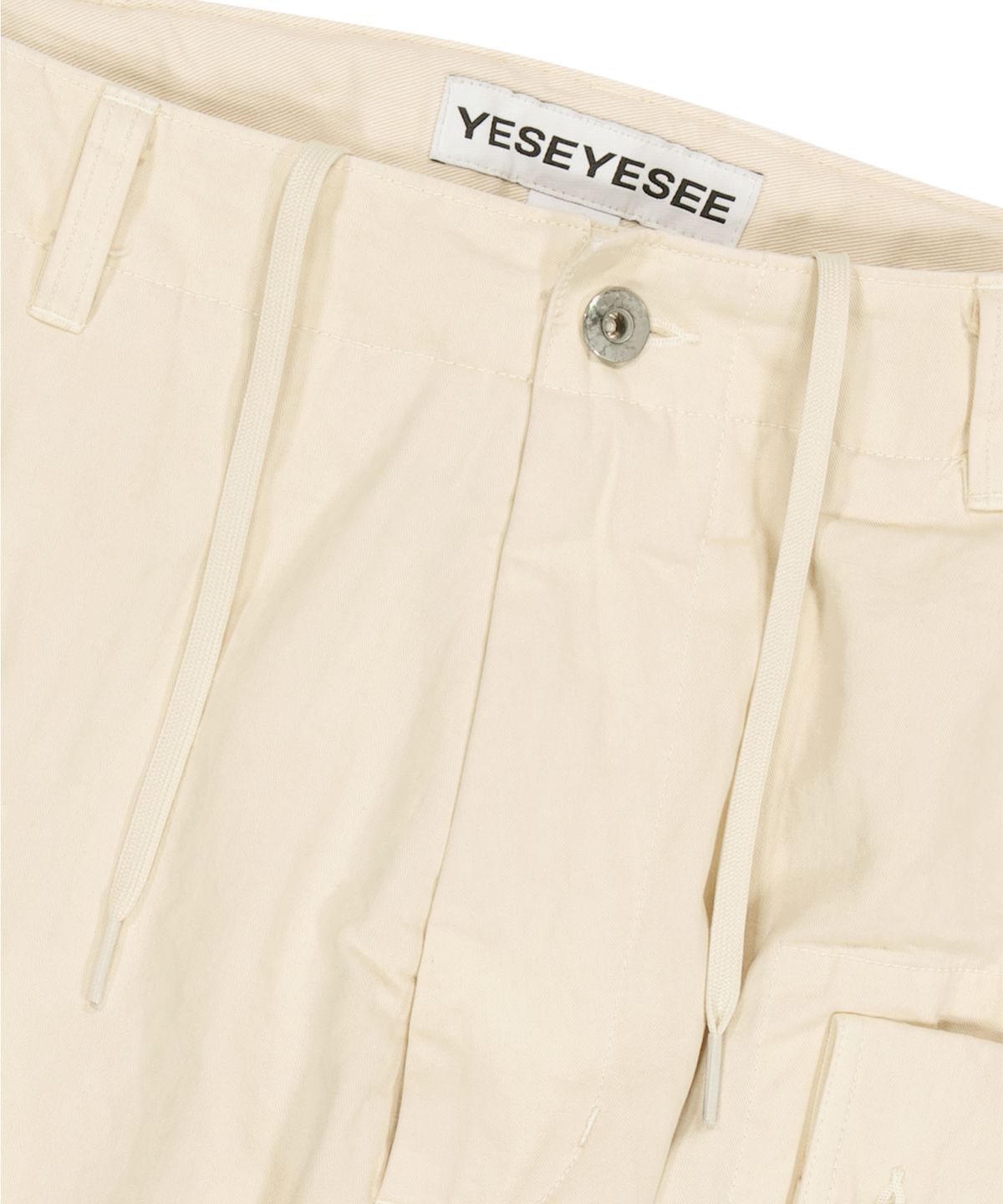예스아이씨(YESEYESEE) HBT Dyed Field Pants Ivory