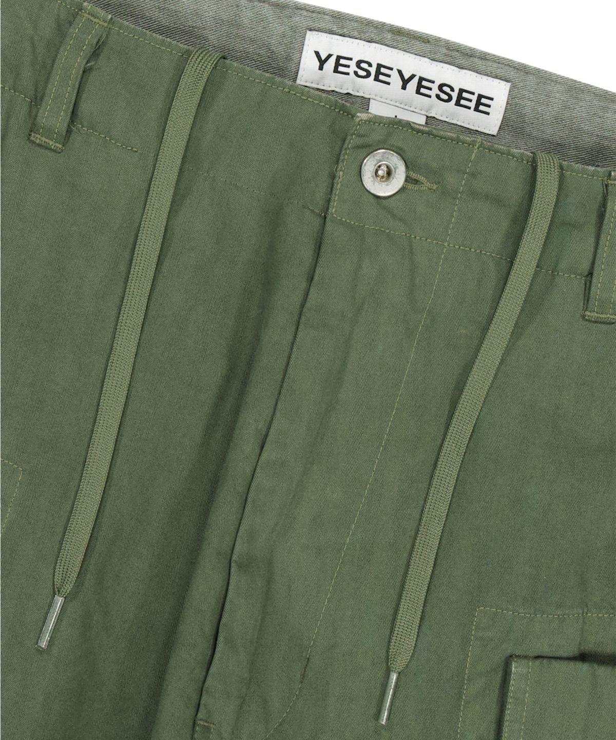 예스아이씨(YESEYESEE) HBT Dyed Field Pants Olive