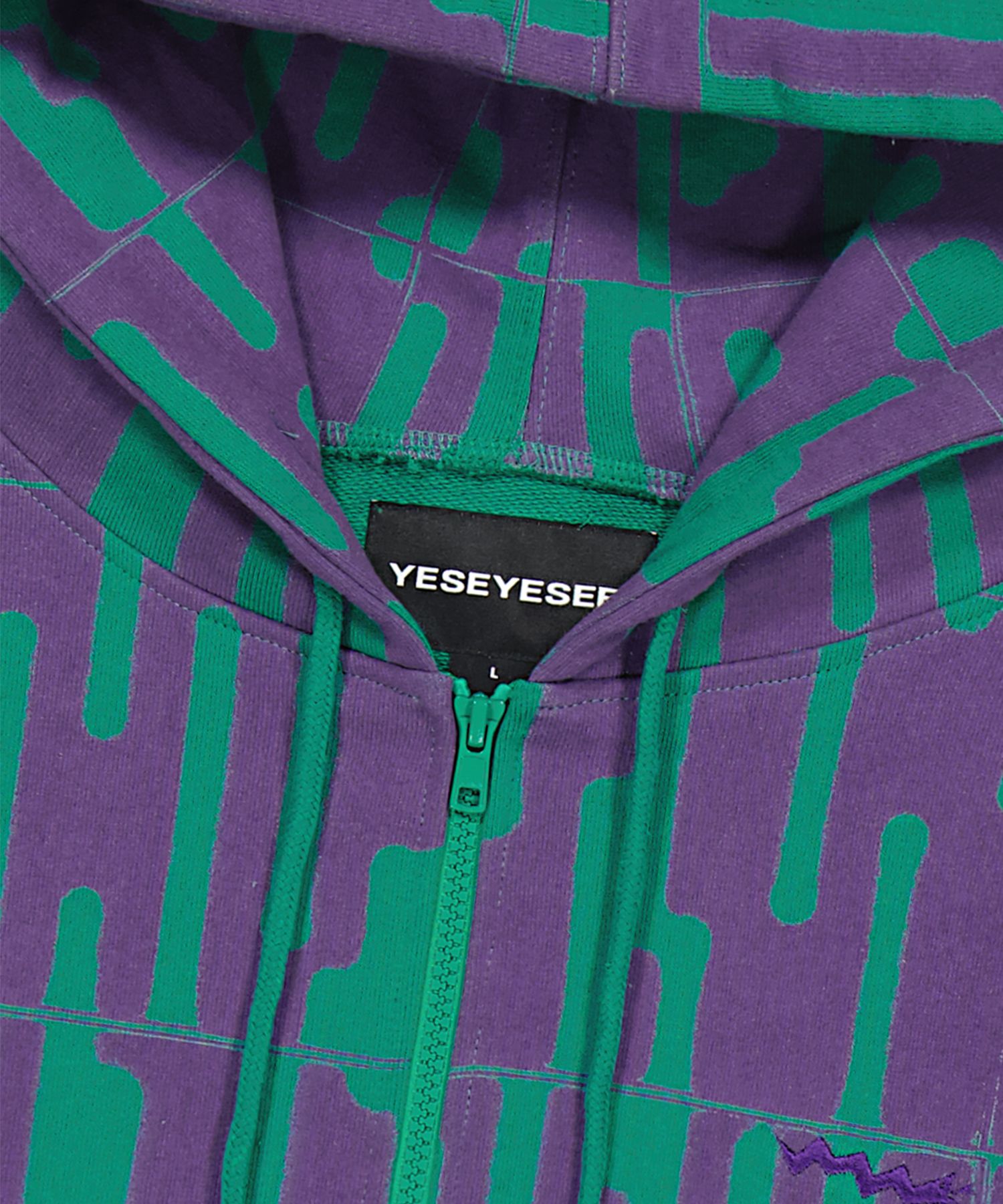 ■YESEYESEE■ Studio GDB Zipup Hoodie Green YS231TSWHZ01GRN yeseyesee Studio Gdb Zip Up Hoodie - Green | International Store