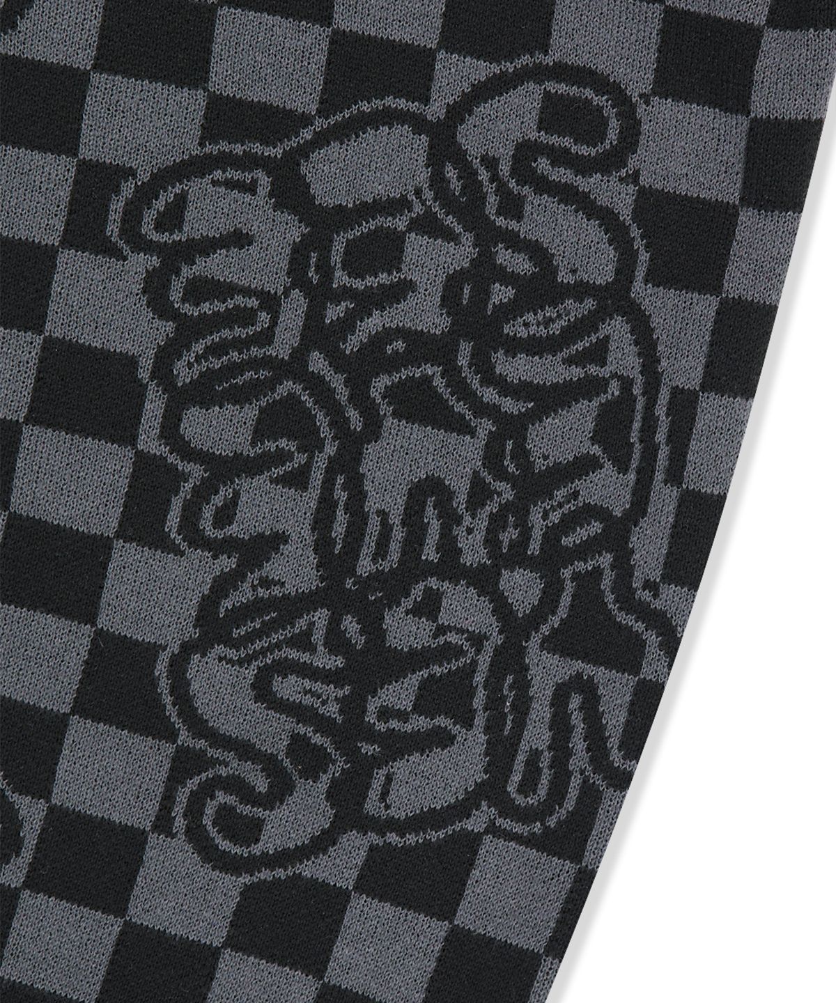 예스아이씨(YESEYESEE) Y.E.S Checkerboard Cardigan Black