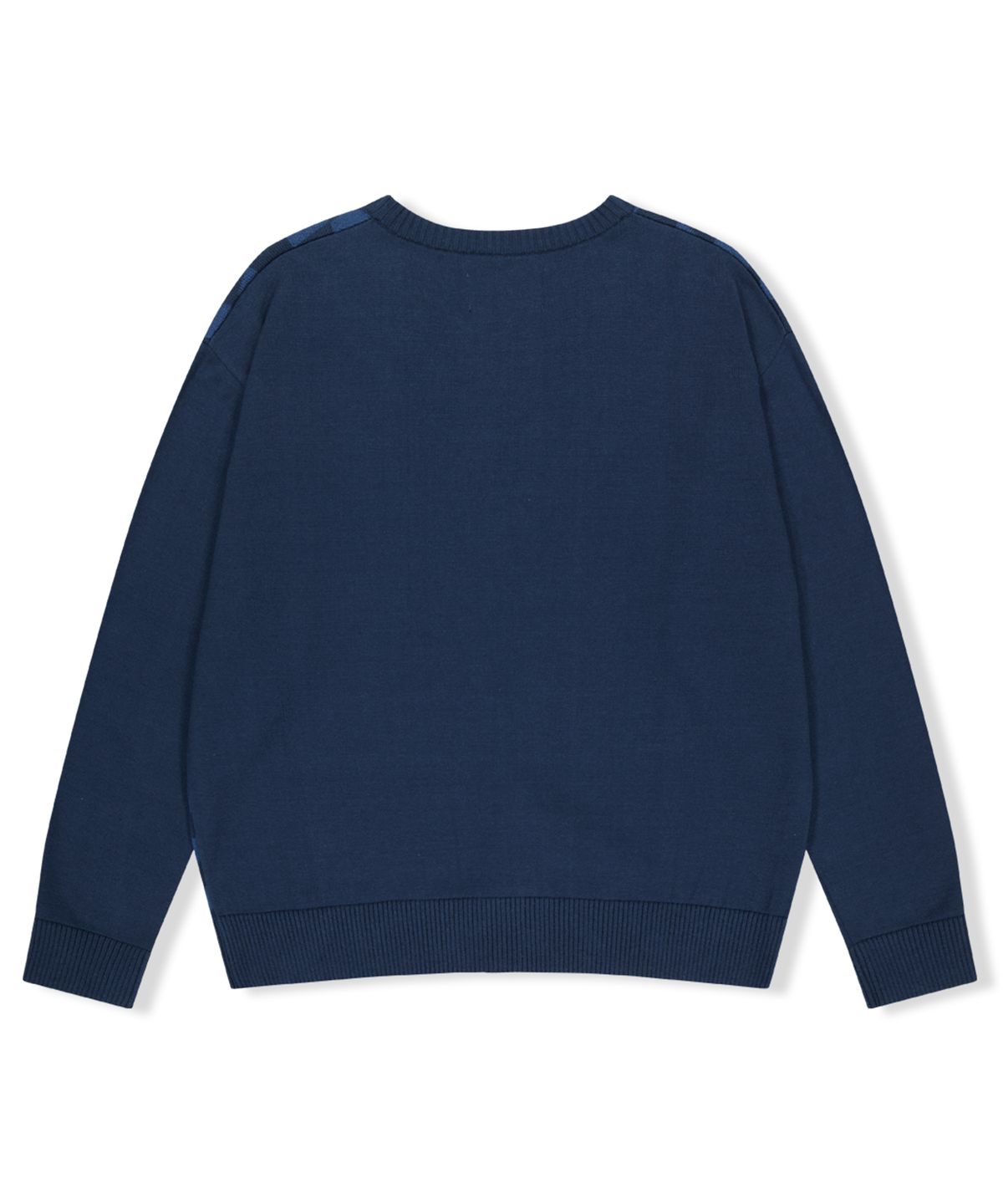 예스아이씨(YESEYESEE) Y.E.S Checkerboard Cardigan Navy