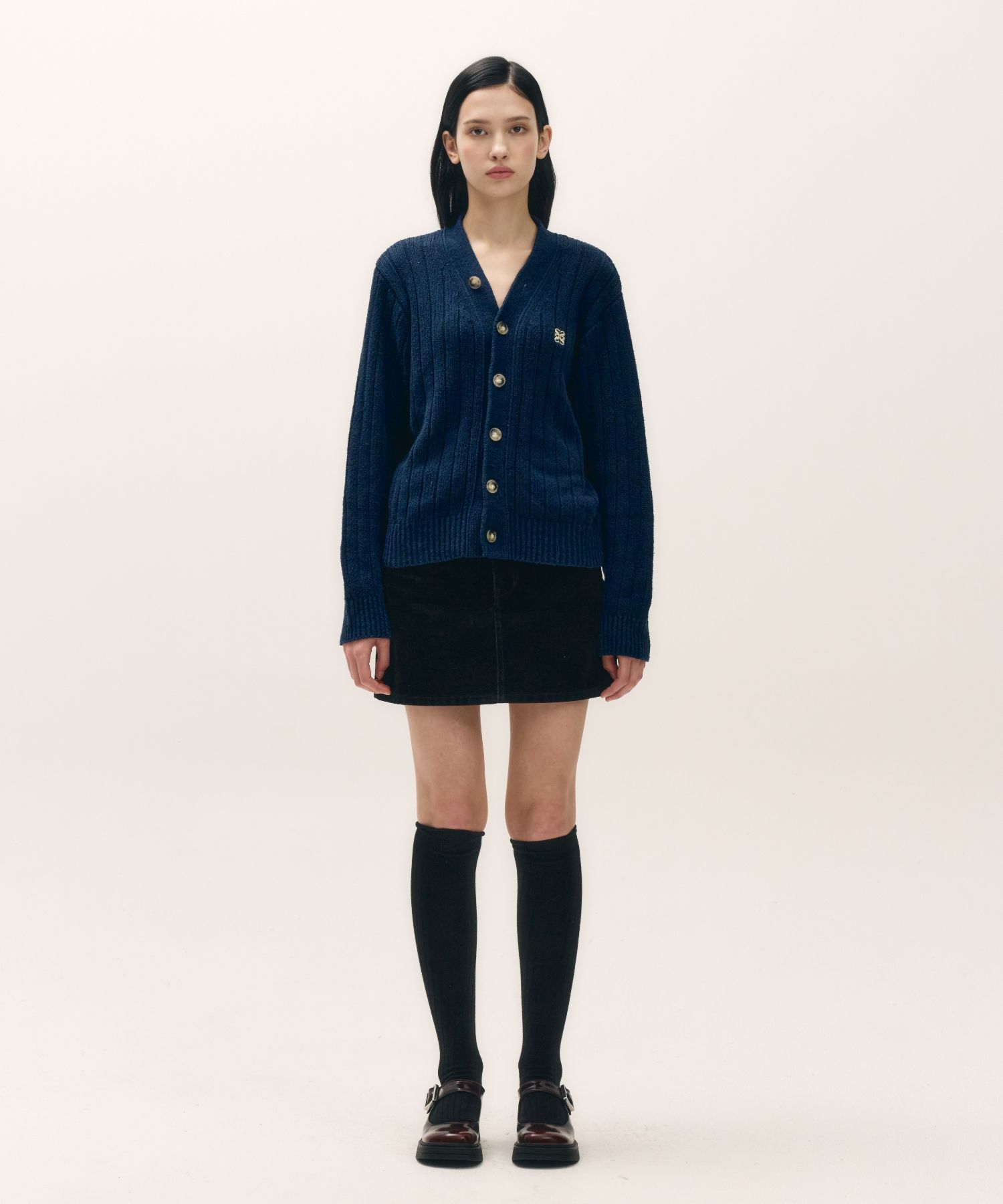 【SATUR】 Faro Over Size Boucle Cardigan / 追跡付 MUSINSA | SATUR (W) Faro oversized boucle cardigan burgundy red