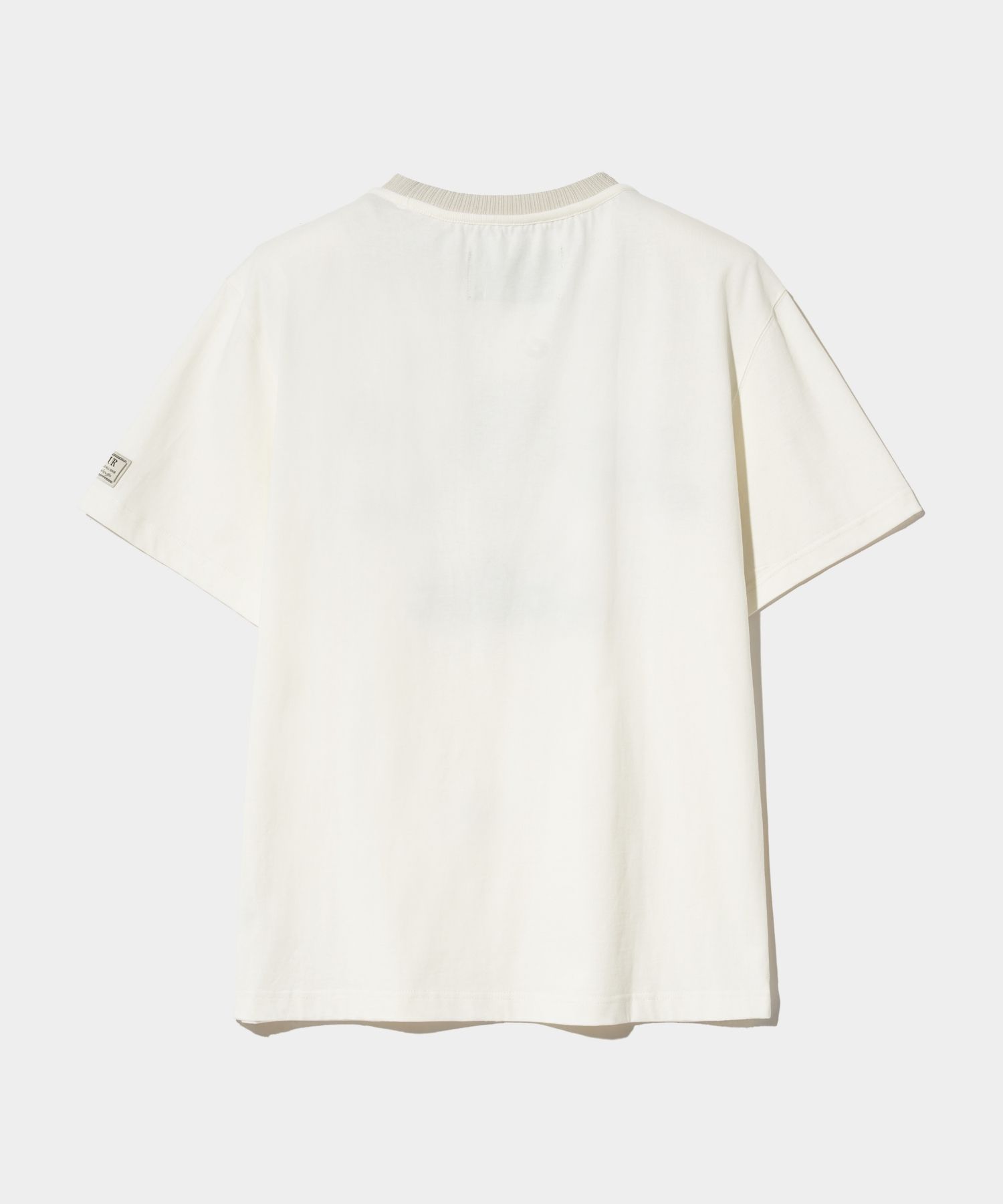 MUSINSA | SATUR Satur Logo Embroidered Voyage Short Sleeve T