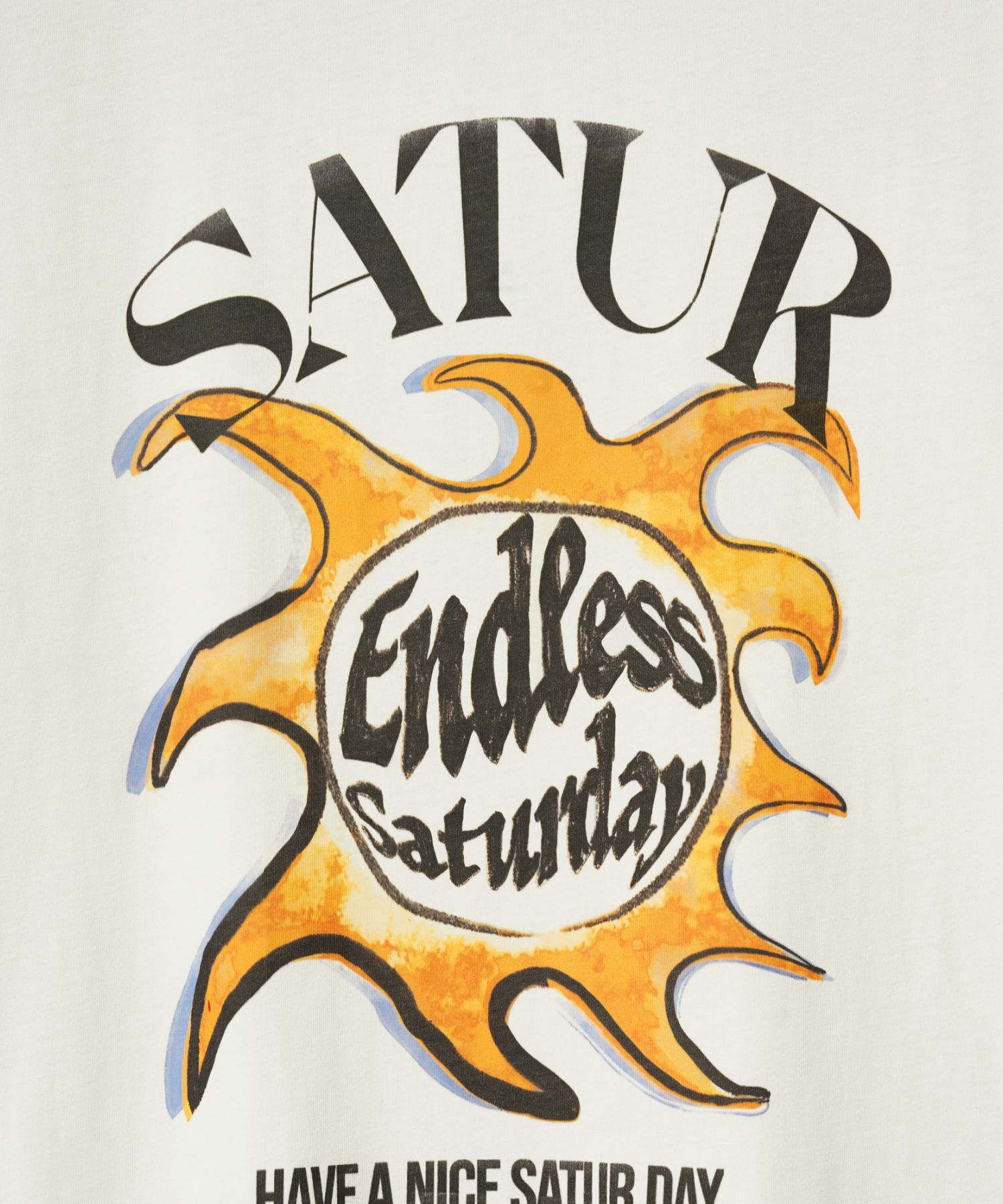 トップス SATUR Sun Retro Graphic T-Shirt MUSINSA | SATUR Sun Retro Graphic Short Sleeve T-shirt Retro