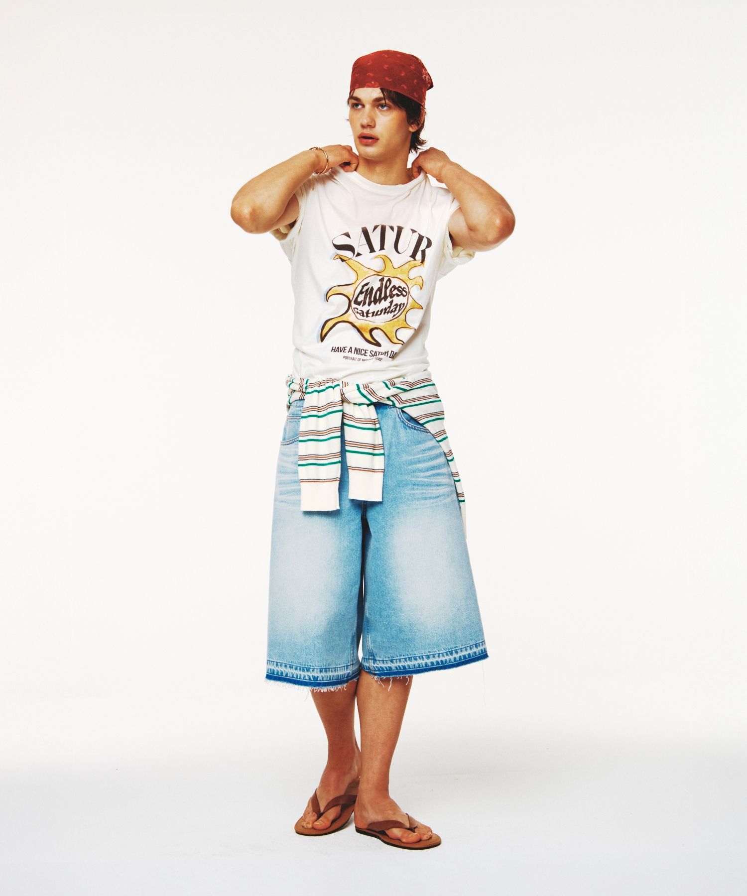 トップス SATUR Sun Retro Graphic T-Shirt MUSINSA | SATUR Sun Retro Graphic Short Sleeve T-shirt Retro