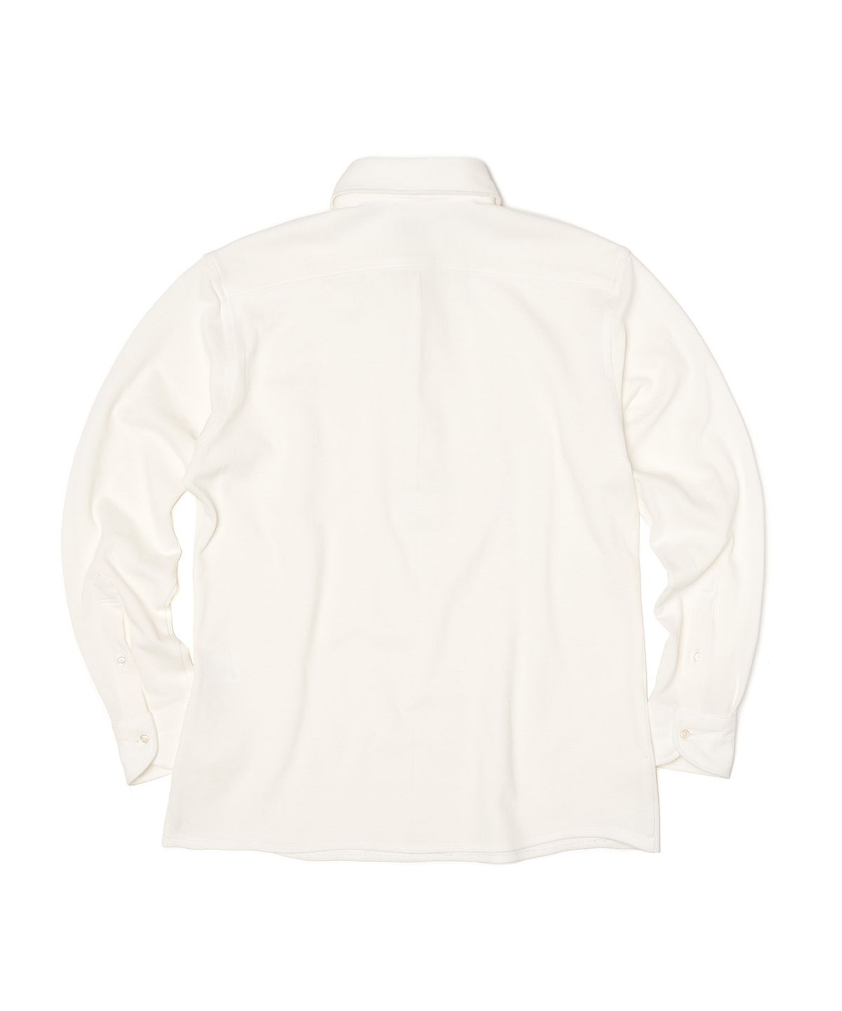 프로드셔츠(PRODESHIRT) [레귤러] 버튼다운 팝오버 피케 셔츠 (화이트)