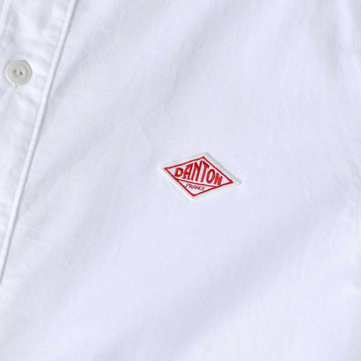 단톤(DANTON) 라운드 칼라 풀오버 셔츠 (WHT) ADTM2313568-WHT