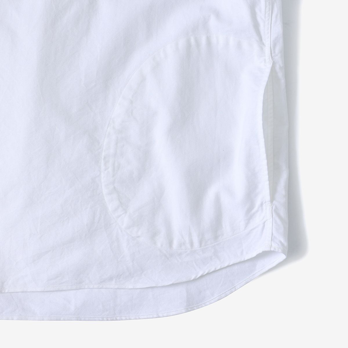 단톤(DANTON) 라운드 칼라 풀오버 셔츠 (WHT) ADTM2313568-WHT