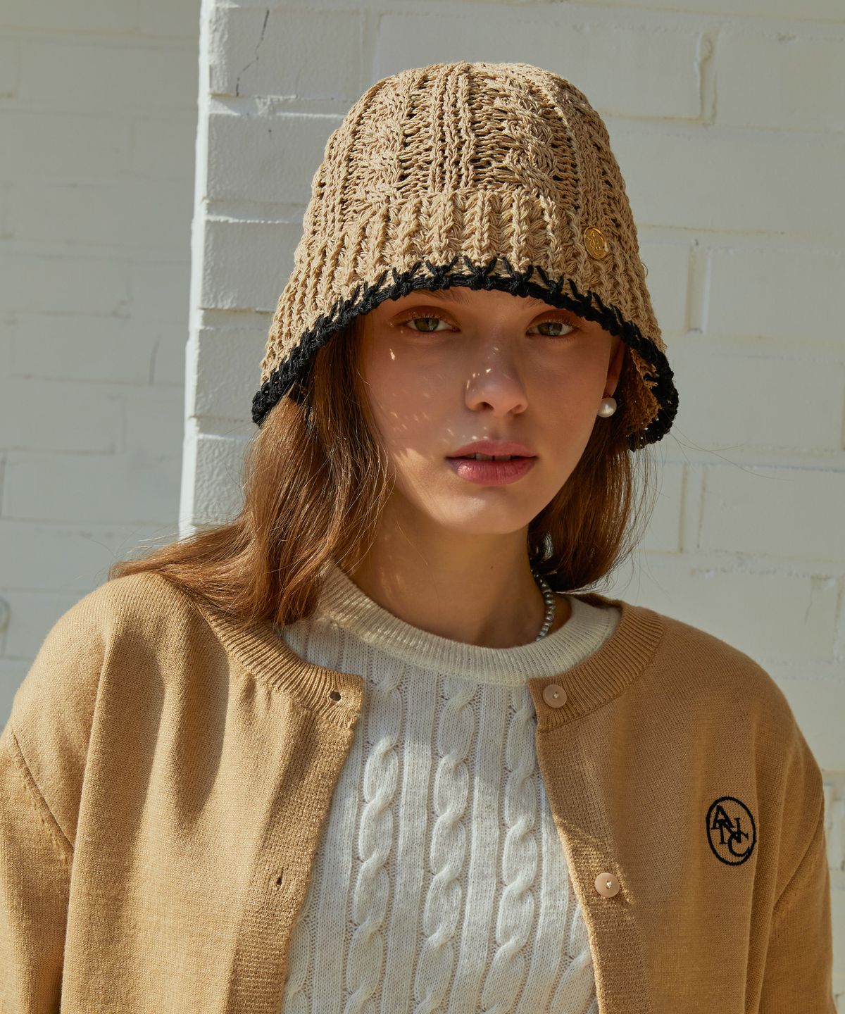아노에틱(ANOETIC) ANC NEW TWISTED BUCKET HAT_BEIGE