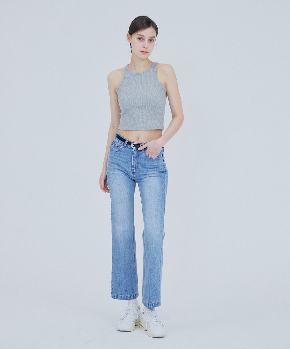 핀블랙(PINBLACK) 레직기 스트레이트 데님 팬츠