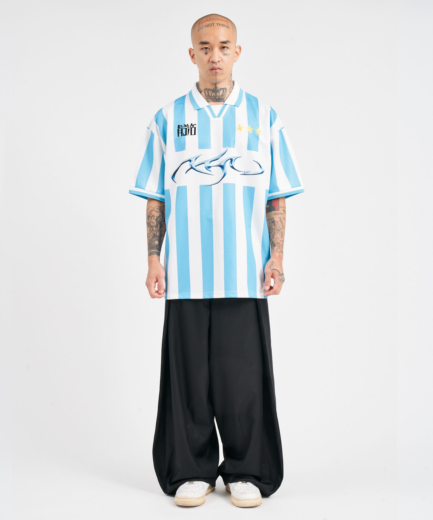 MUSINSA | AJOBYAJO Tribal AJO Soccer Top [SKY BLUE]