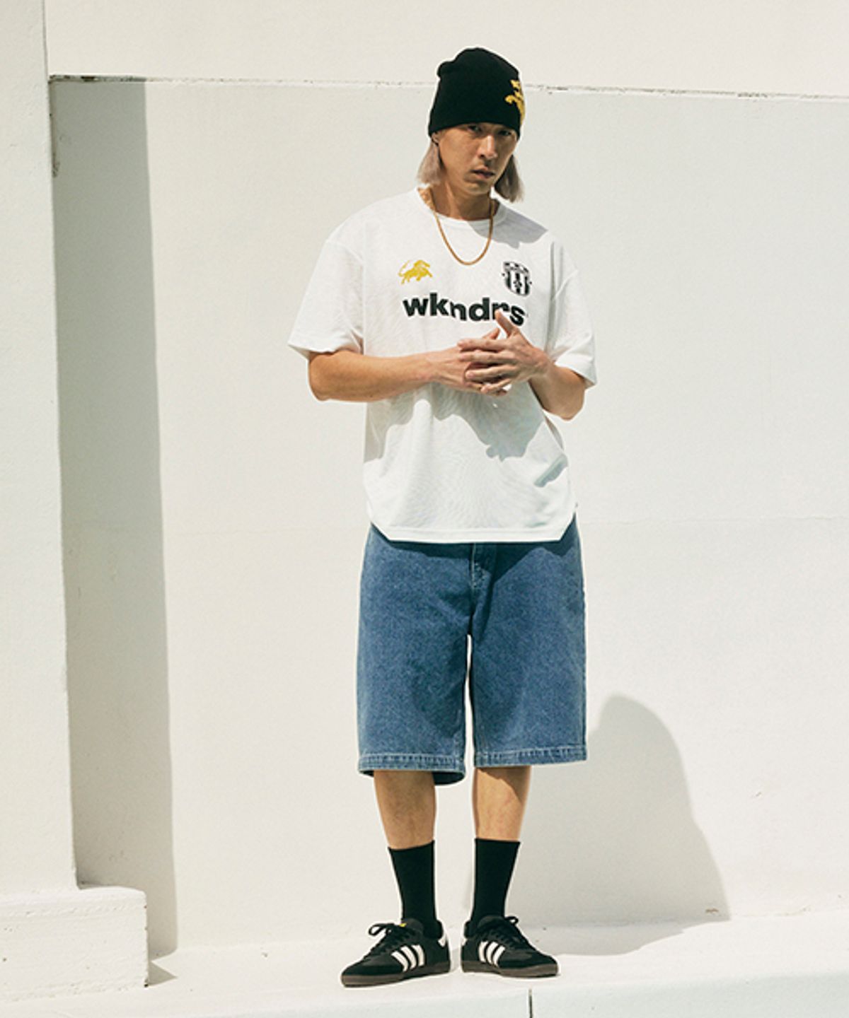 위캔더스(WKNDRS) DENIM SHORTS (DENIM)