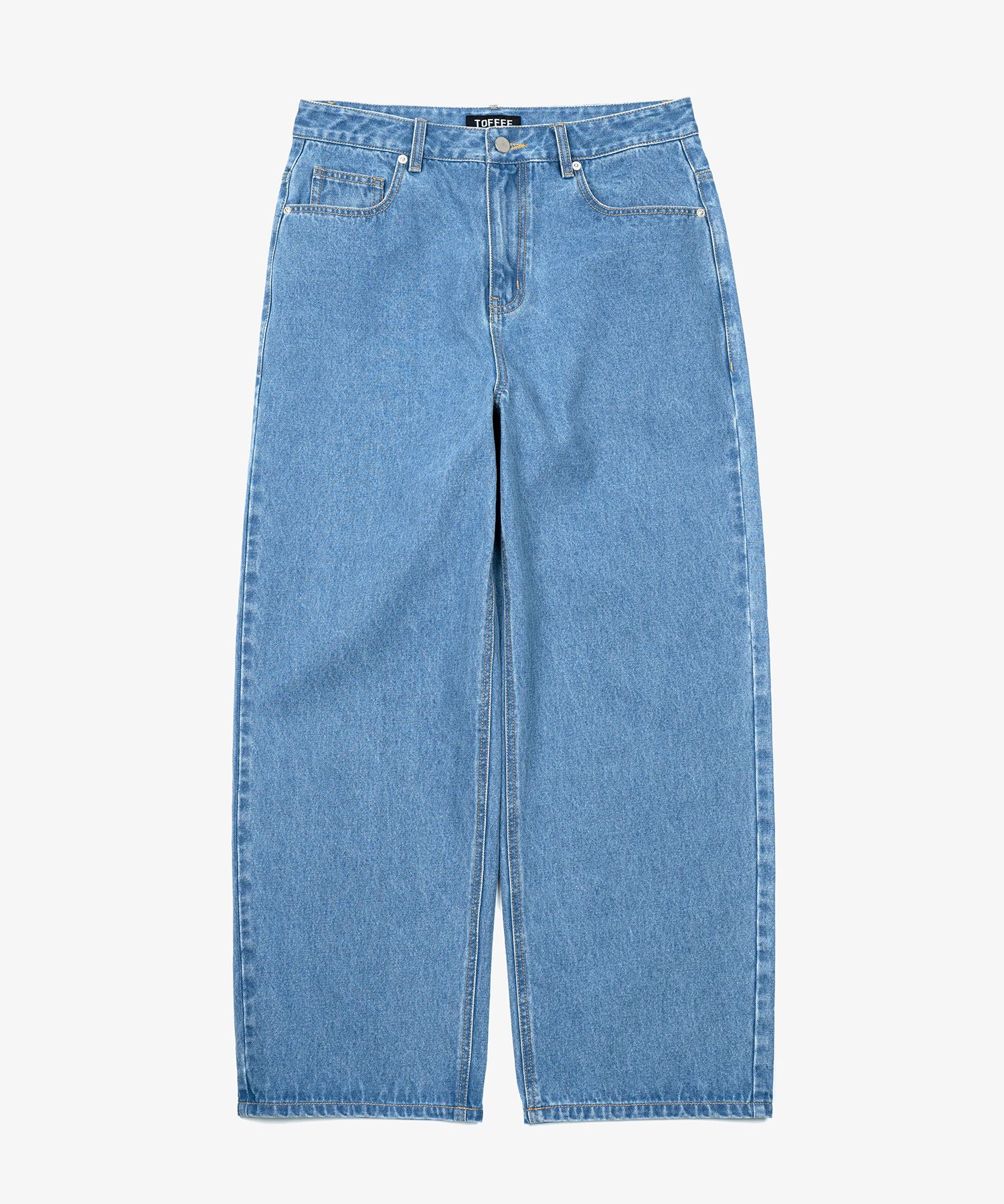 【TOFFEE】★送料・関税込★WIDE DENIM PANTS MUSINSA公式 | TOFFEE More Wide Denim Pants (WASHED GREISH BLUE)