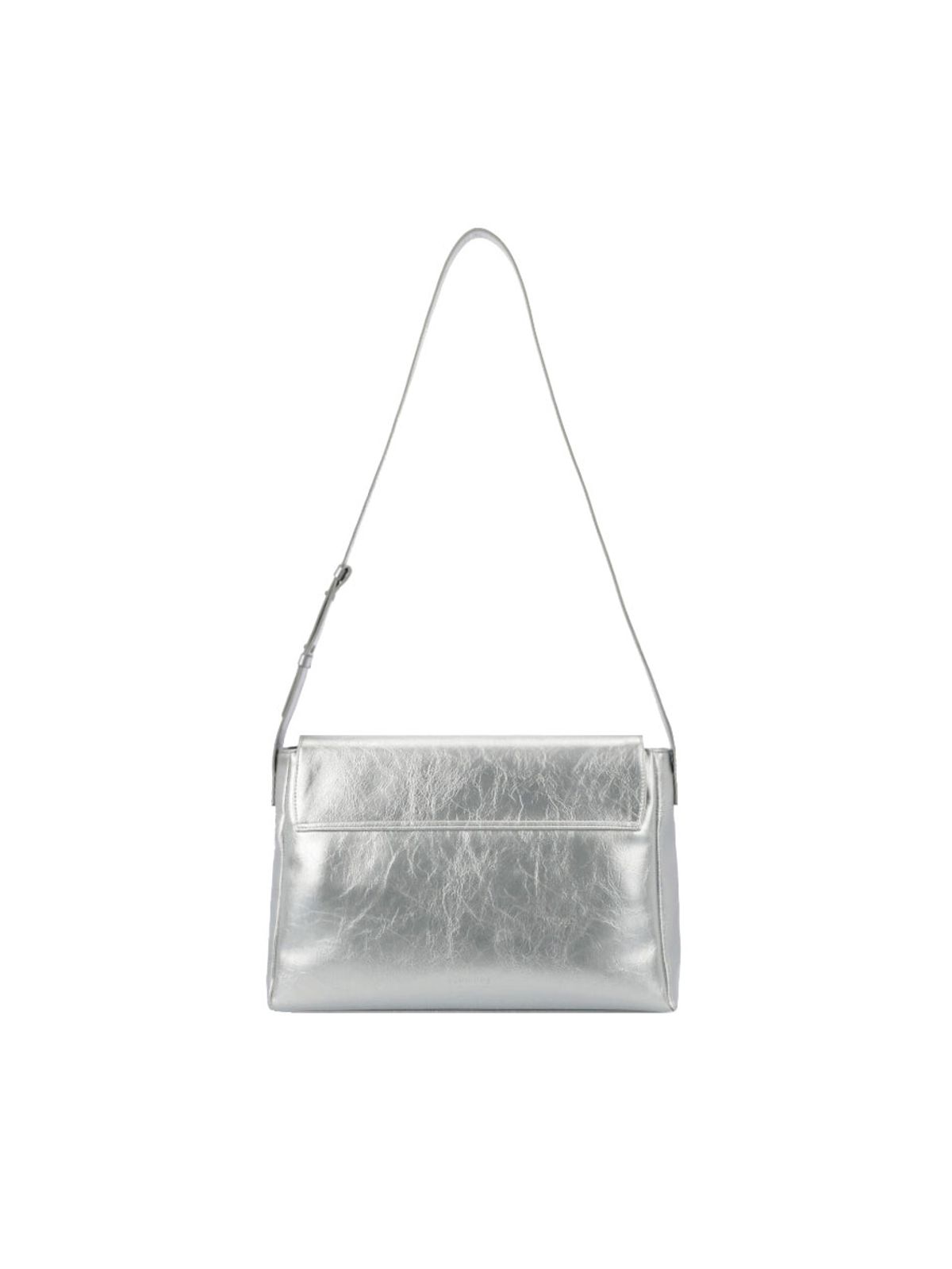 세미코드(SEMICODE) capture bag - crinkle silver