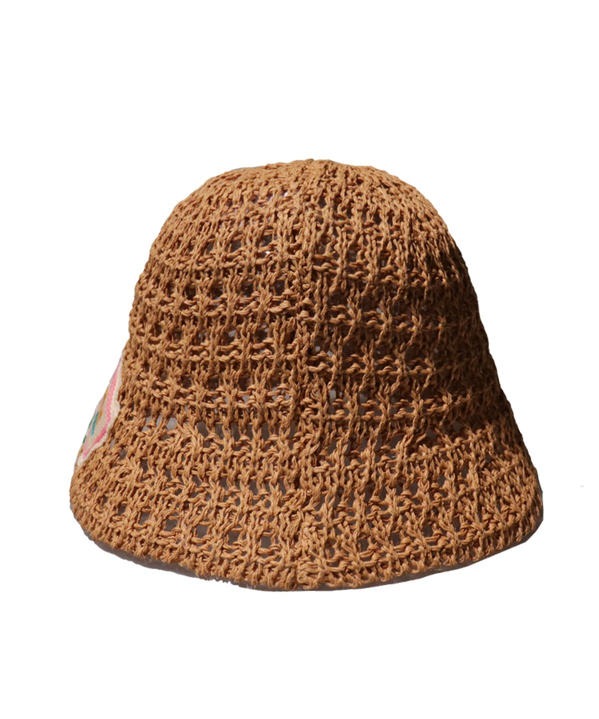 엘케블룸(ELKE BLOEM) FLOWER NET BROWN BUCKET HAT