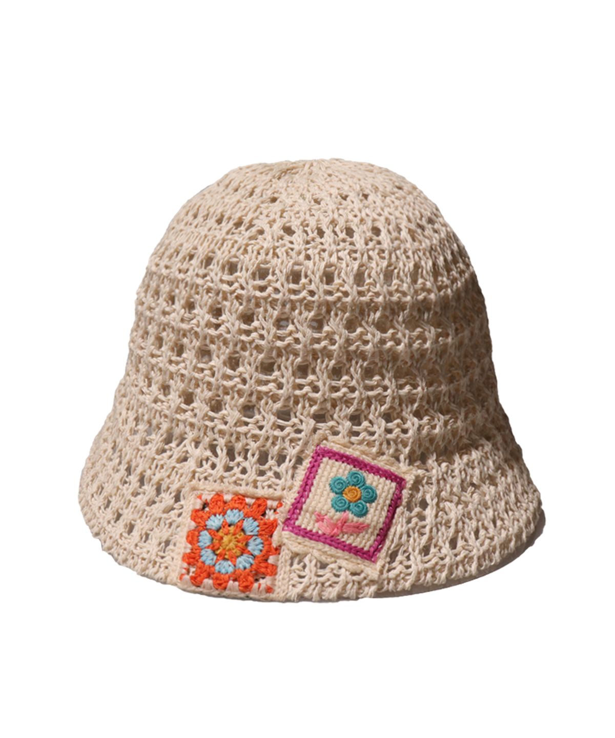 엘케블룸(ELKE BLOEM) FLOWER NET IVORY BUCKET HAT