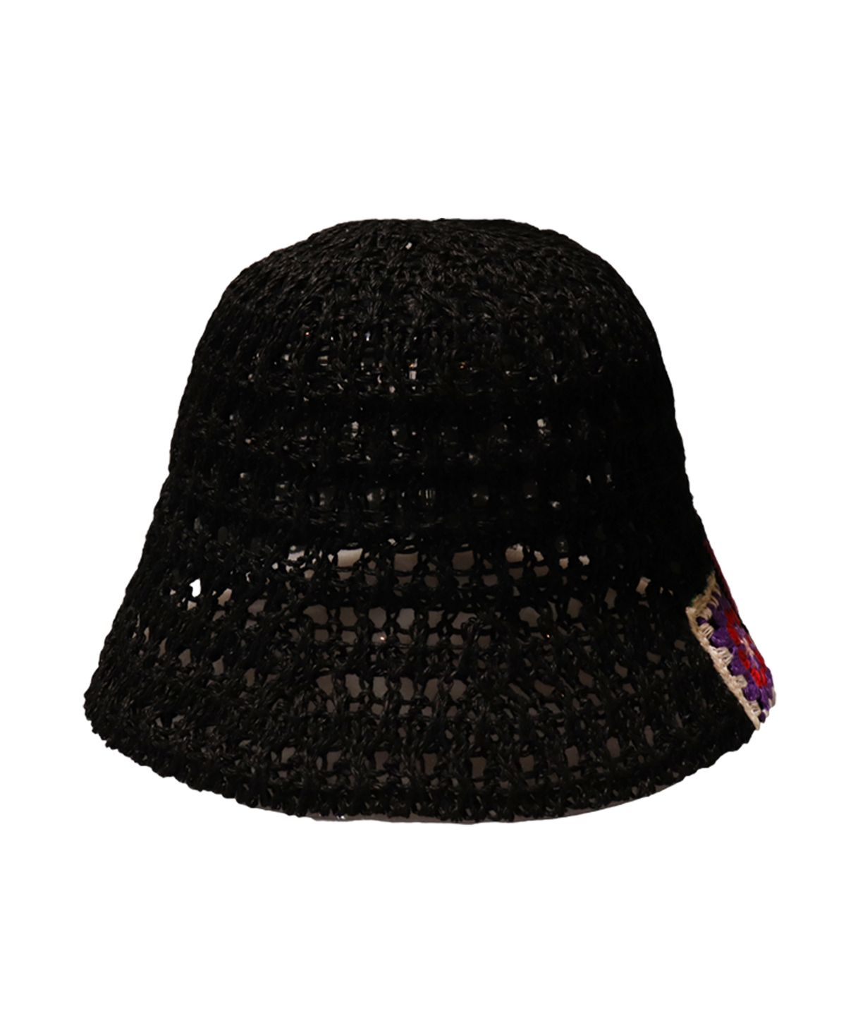 엘케블룸(ELKE BLOEM) FLOWER NET BLACK BUCKET HAT