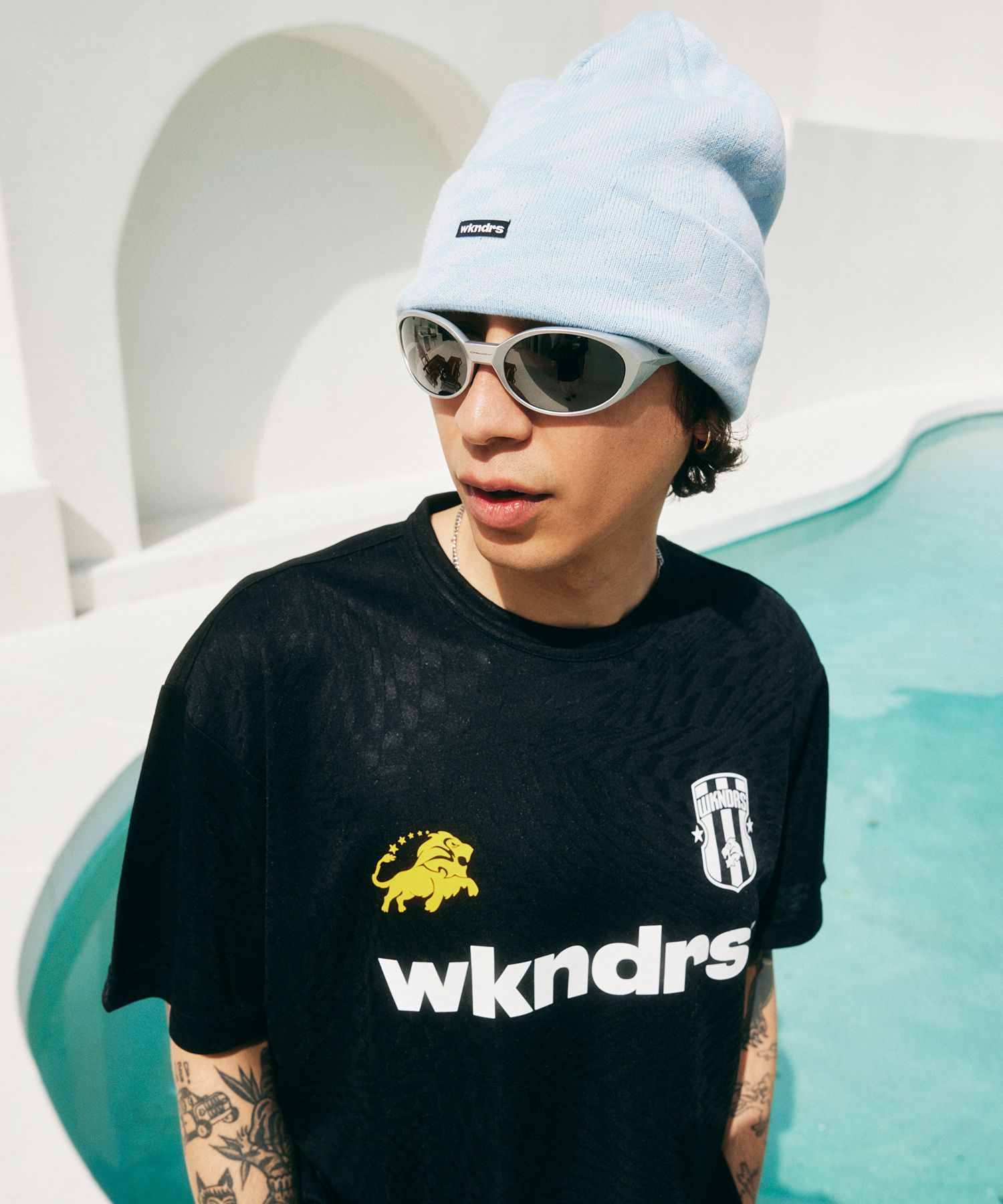 MUSINSA公式 | WKNDRS KING SOCCER SS JERSEY (BLACK)